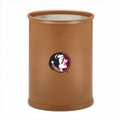 Collegiate Logo 13 Qt. Basketball Texture Oval Wastebasket - Florida State